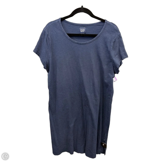 Dress Casual Midi By Gap In Navy, Size: Xl