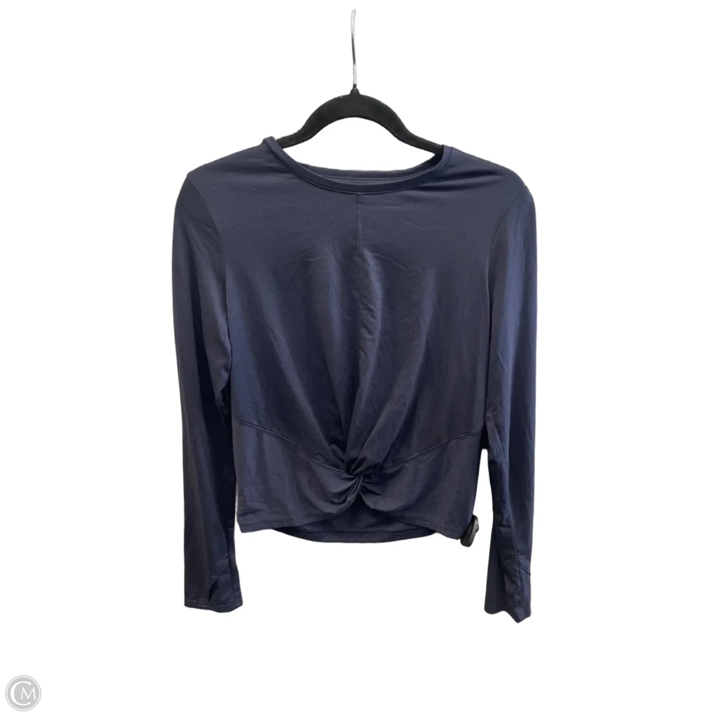Top Long Sleeve By Athleta In Navy, Size: M