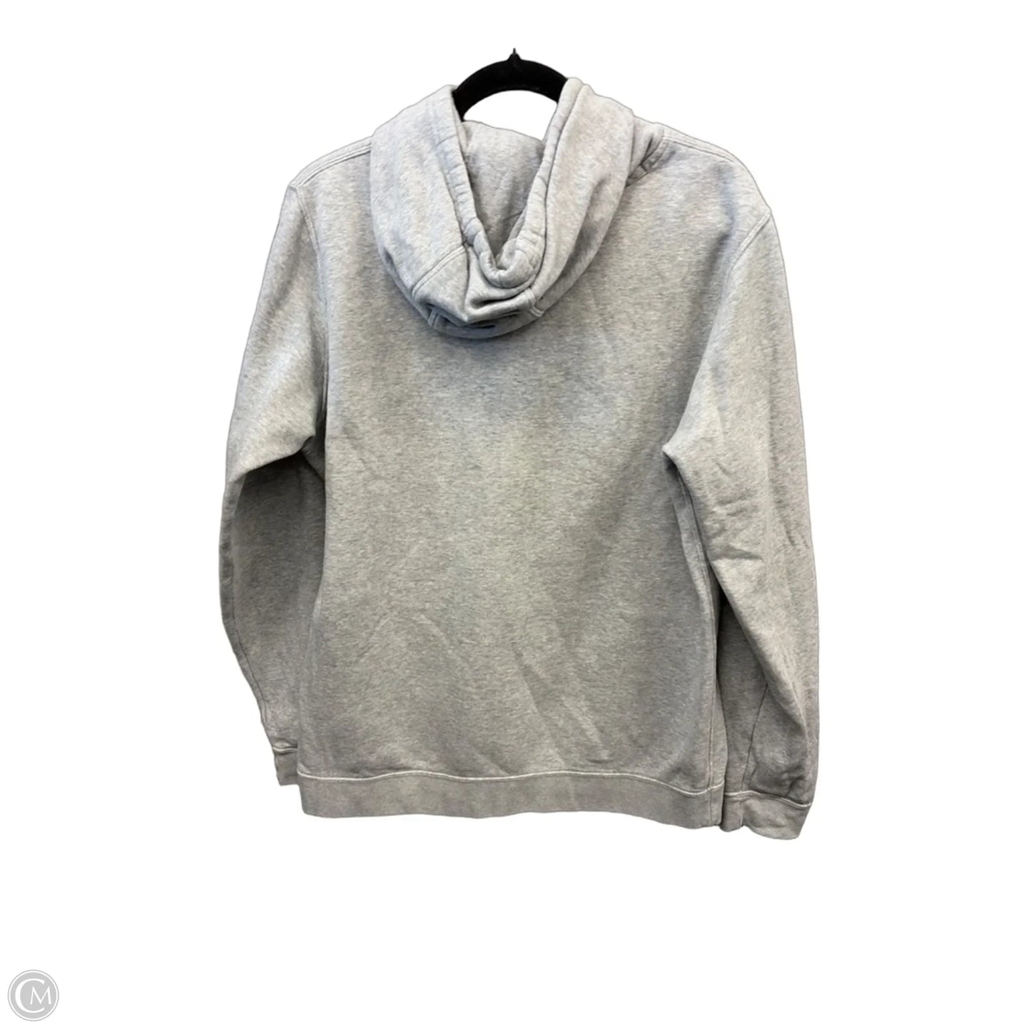 Sweatshirt Hoodie By Nike Apparel In Grey, Size: L