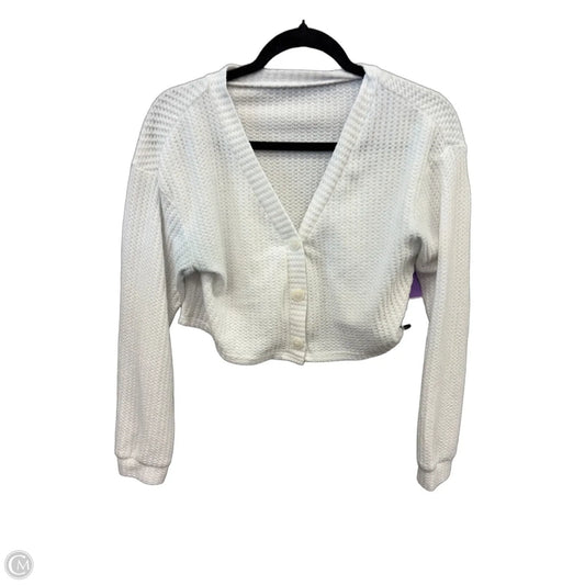 Cardigan By Clothes Mentor In White, Size: S