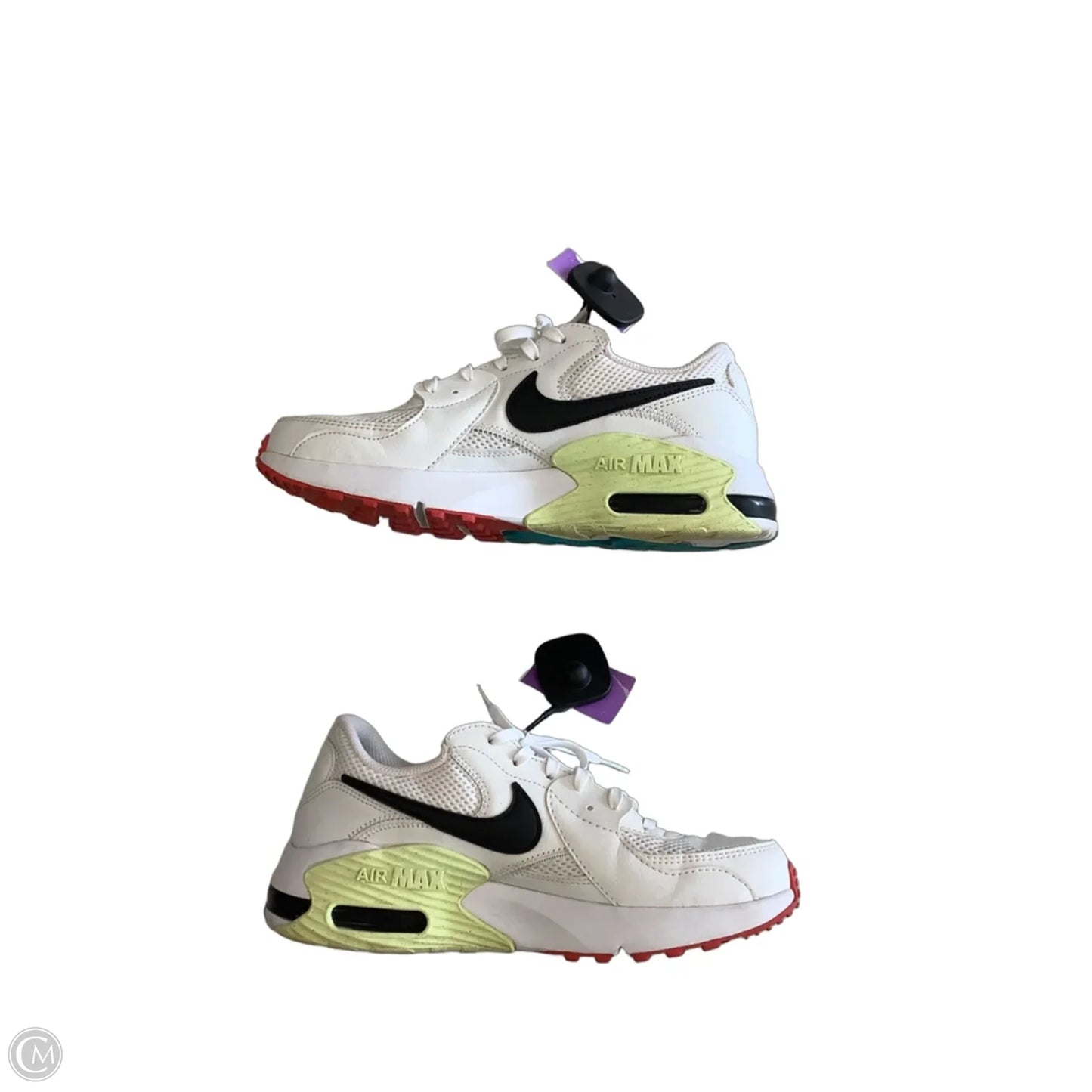 Shoes Sneakers By Nike In Silver, Size: 9.5