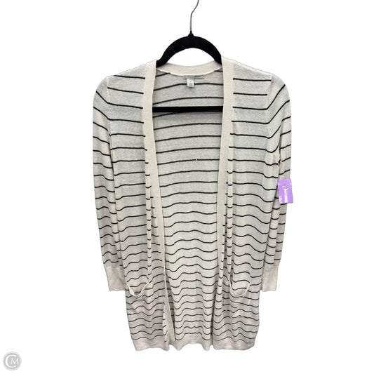 Cardigan By Halogen In Striped Pattern, Size: Xs