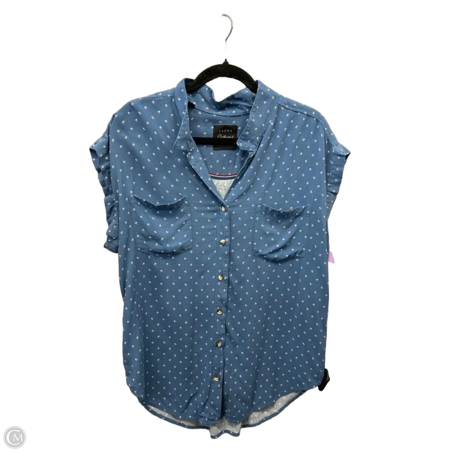 Tunic Short Sleeve By Jachs Girlfirend In Blue, Size: L