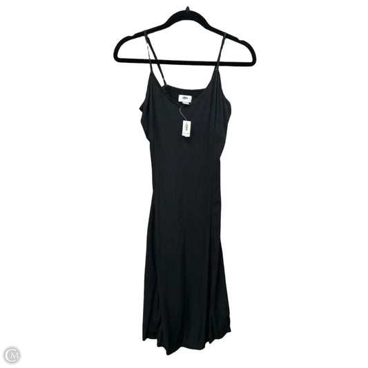 Dress Casual Midi By Old Navy In Black, Size: Xs