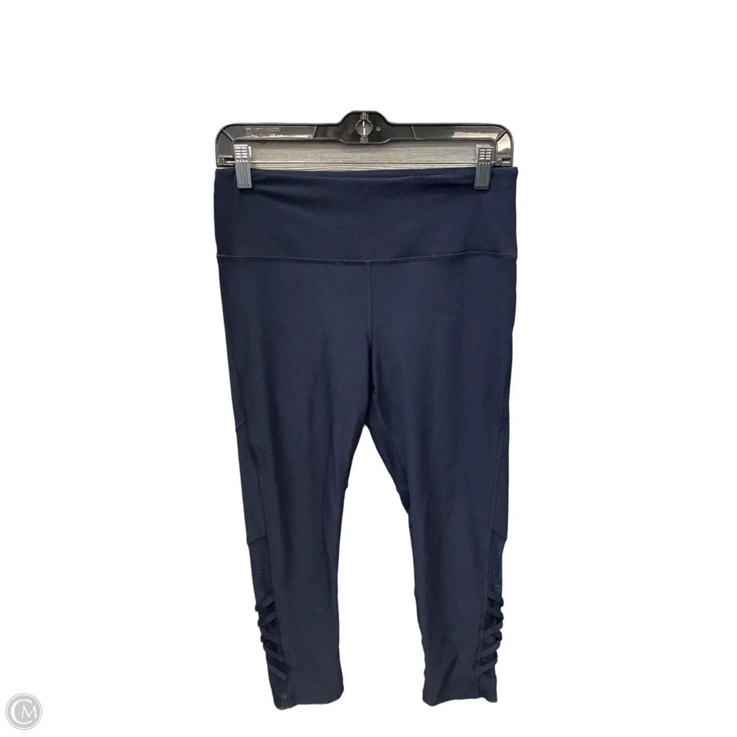 Athletic Leggings Capris By Vogo In Navy, Size: M