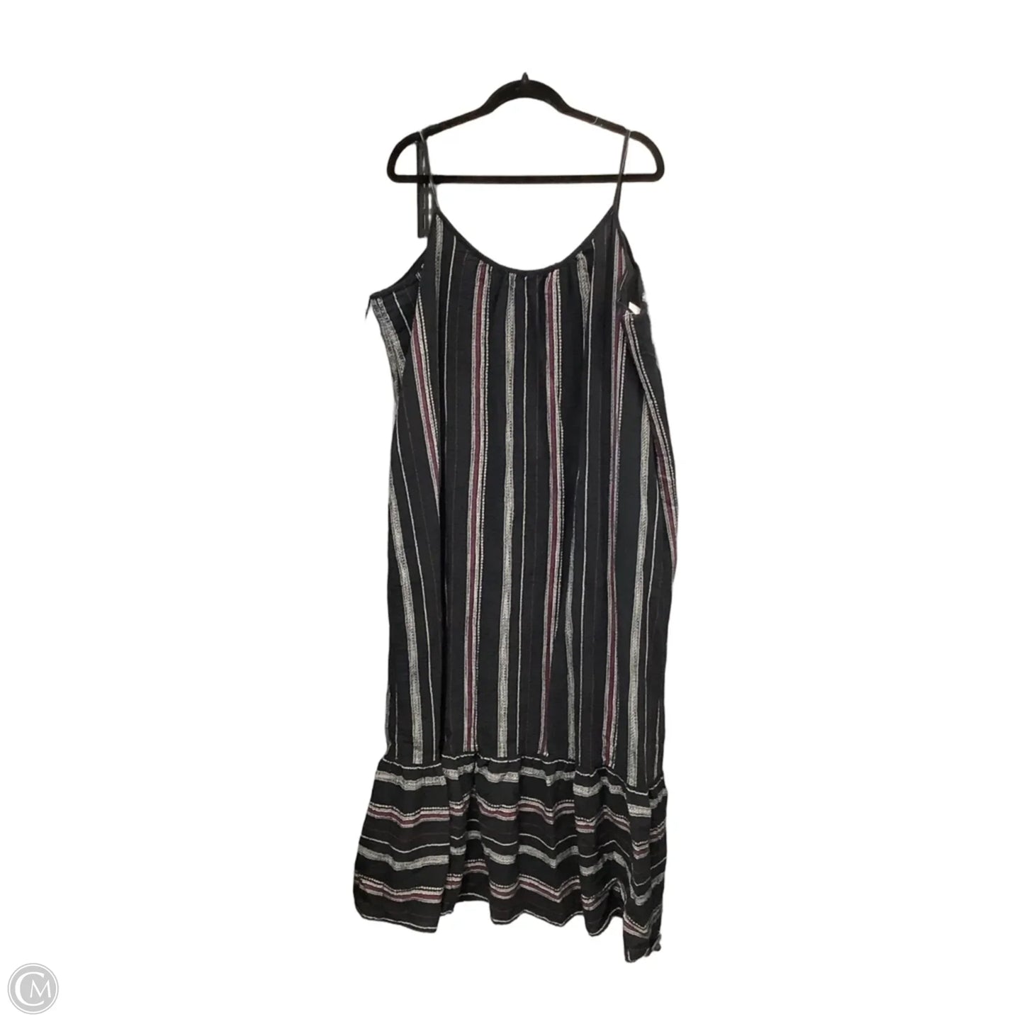 Dress Casual Maxi By Time And Tru In Black, Size: 3x