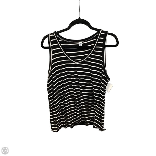 Top Sleeveless By Old Navy In Striped Pattern, Size: Xl