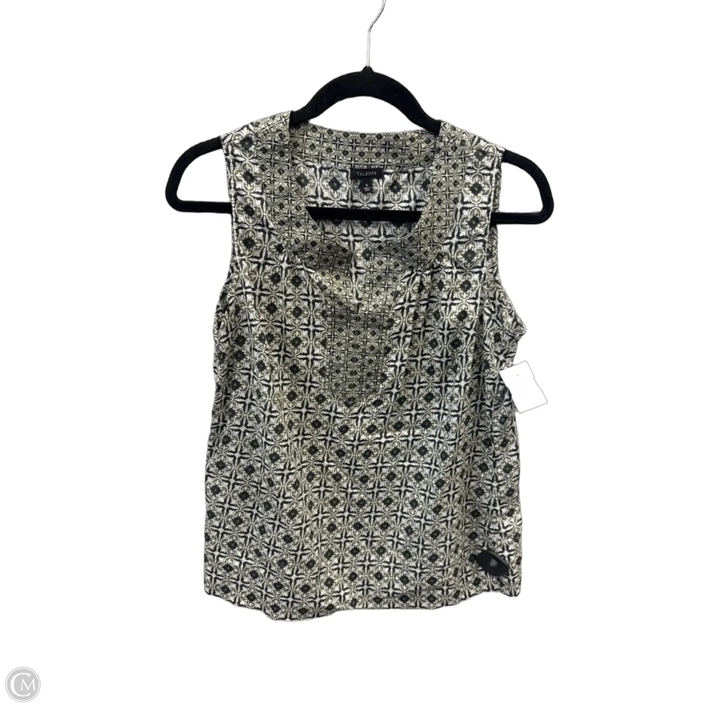 Top Sleeveless By Talbots In Green, Size: S