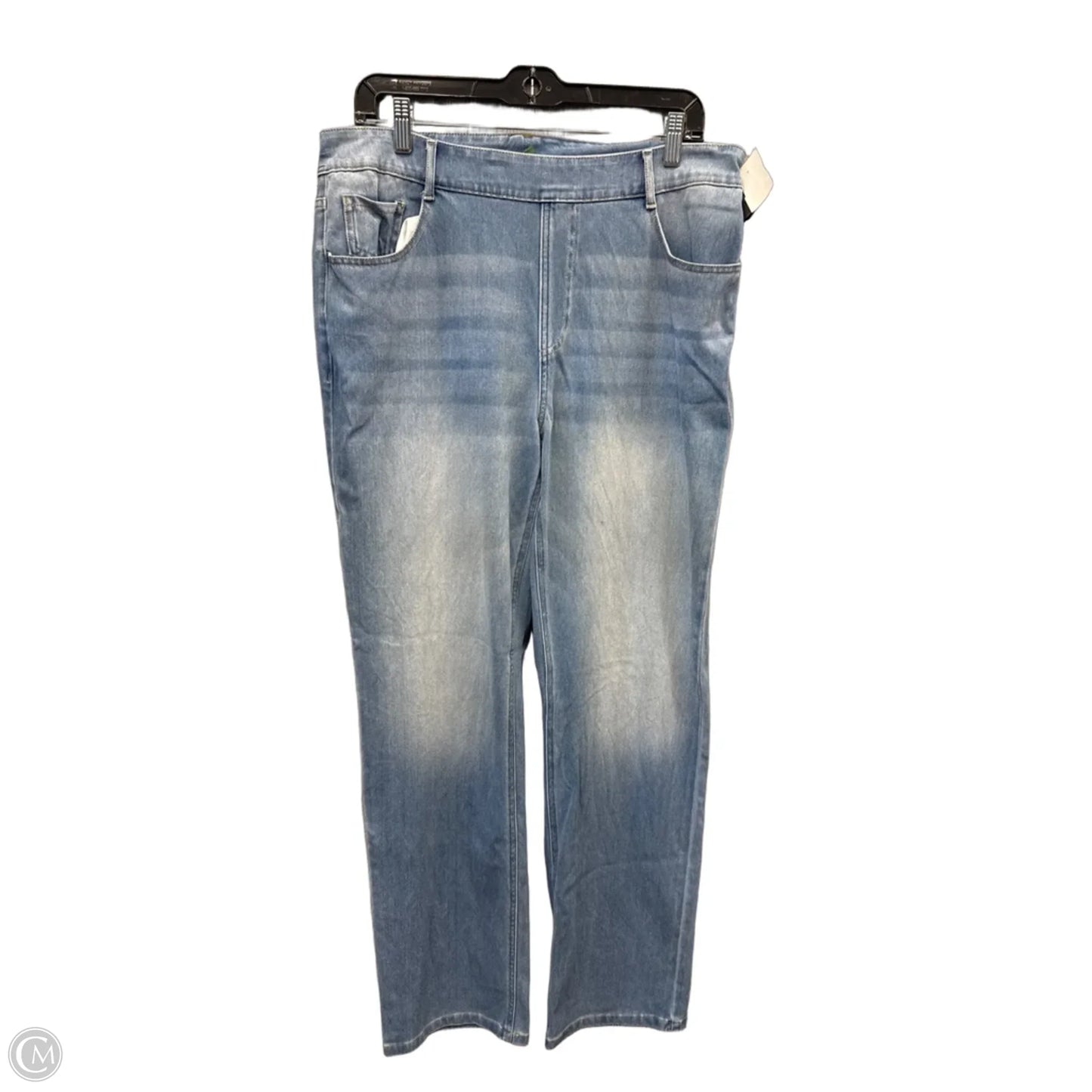 Jeans Straight By Halara In Blue Denim, Size: 14