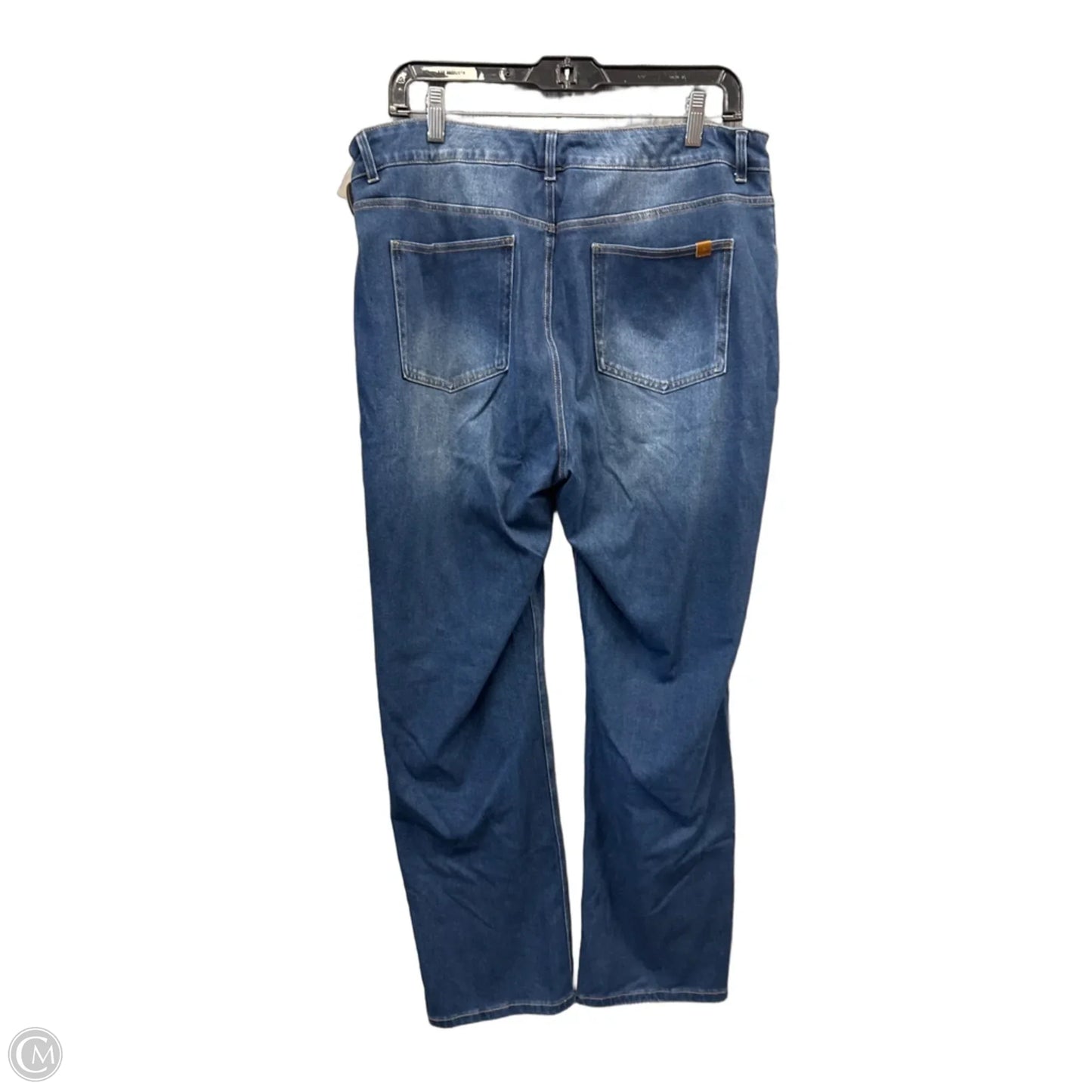 Jeans Straight By Halara In Blue Denim, Size: 14