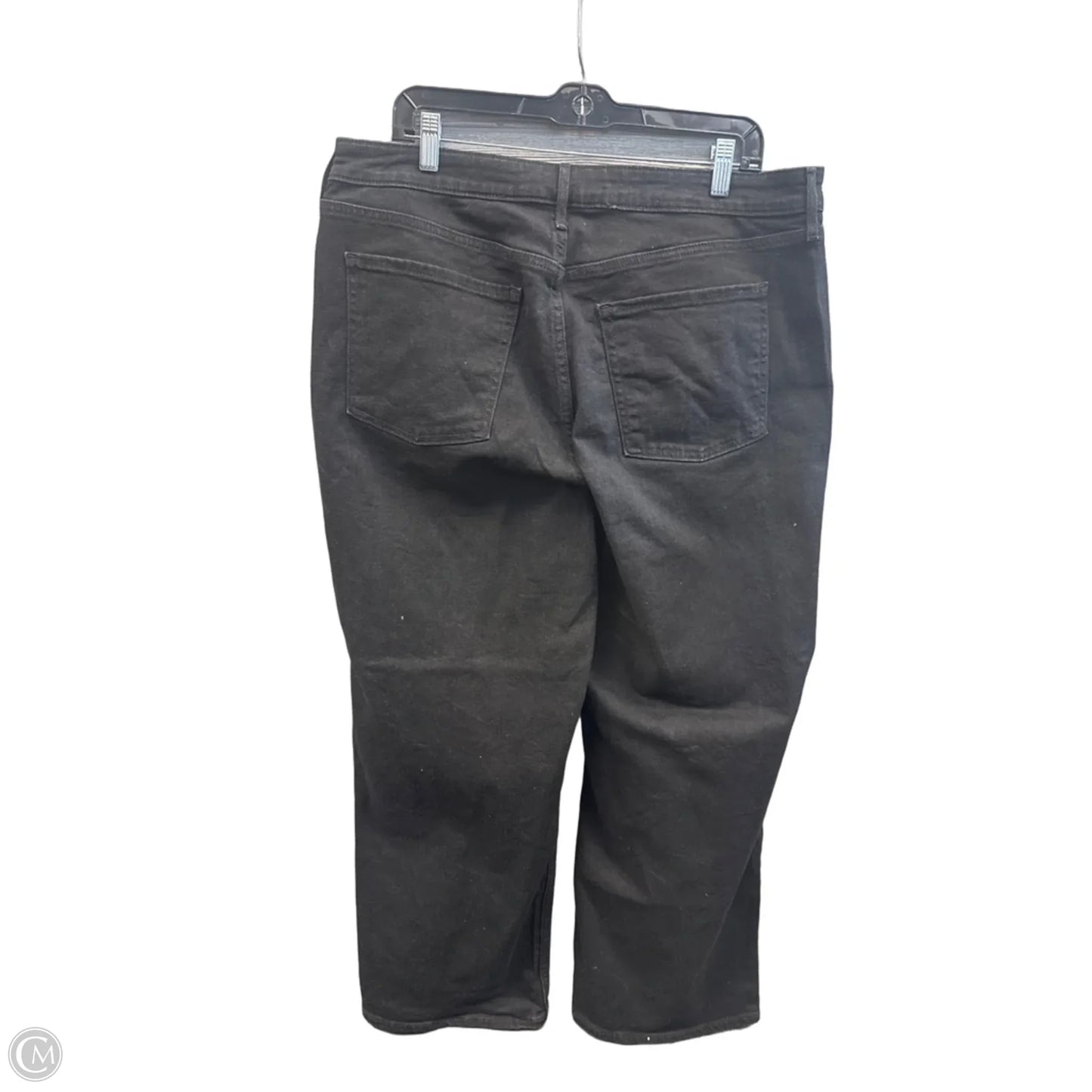 Pants Wide Leg By Old Navy In Black Denim, Size: 16