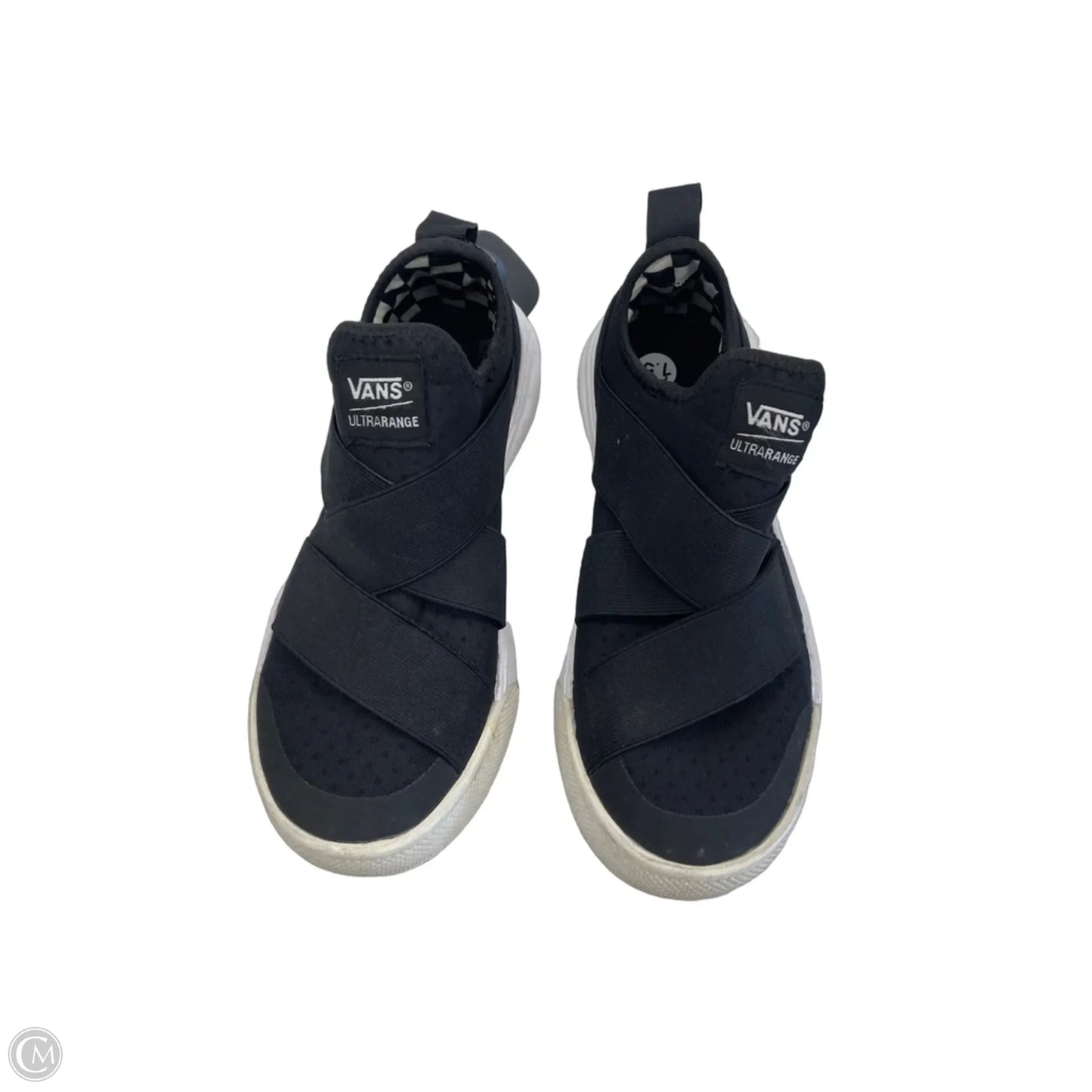 Shoes Athletic By Vans In Black, Size: 7.5