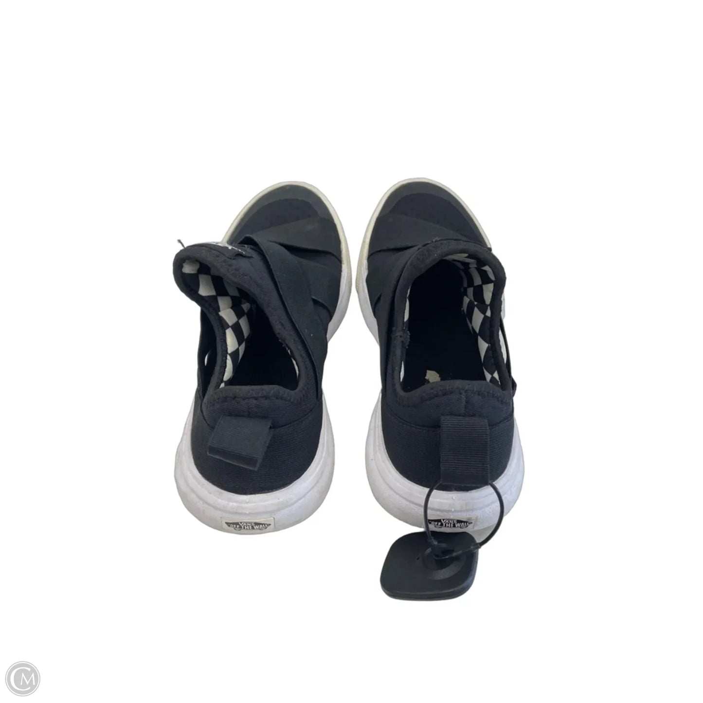 Shoes Athletic By Vans In Black, Size: 7.5