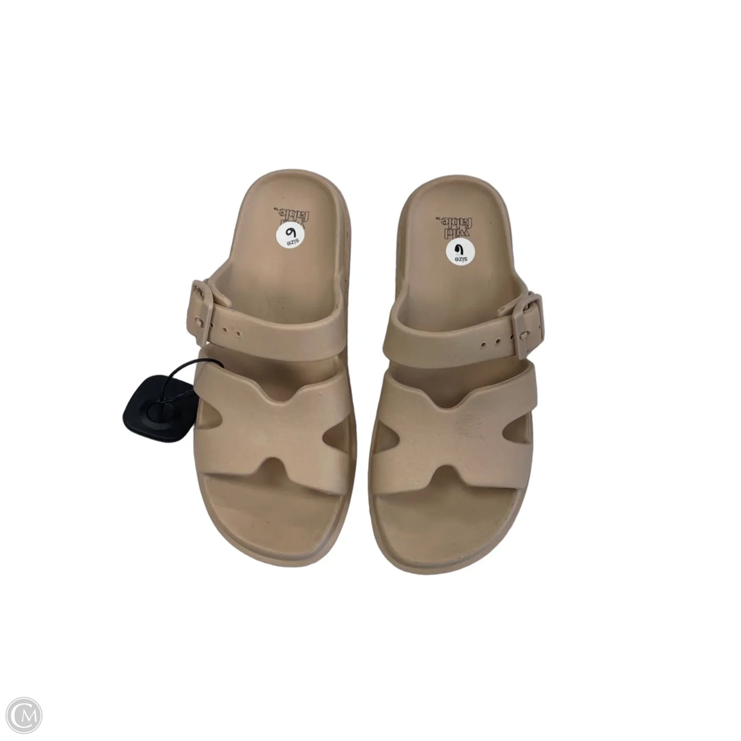 Sandals Flats By Wild Fable In Tan, Size: 6