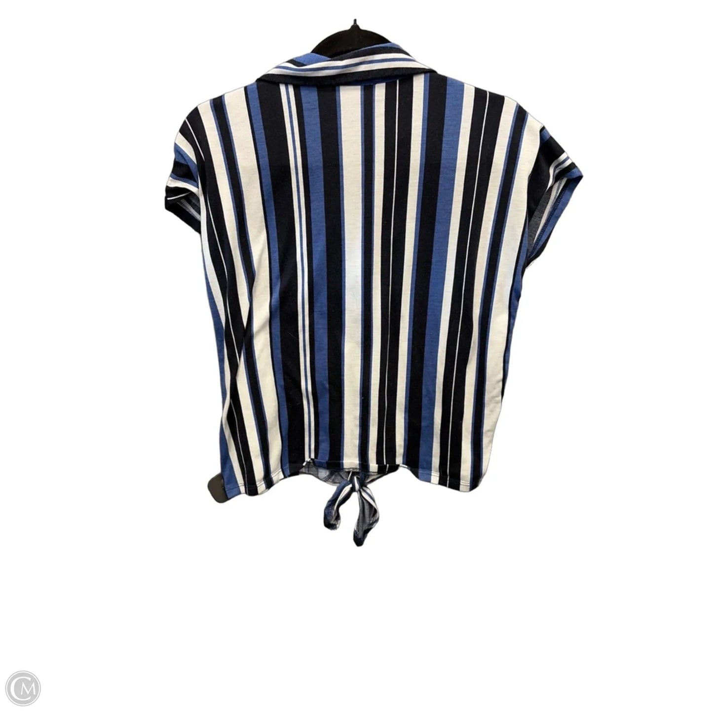Top Short Sleeve By Clothes Mentor In Striped Pattern, Size: M