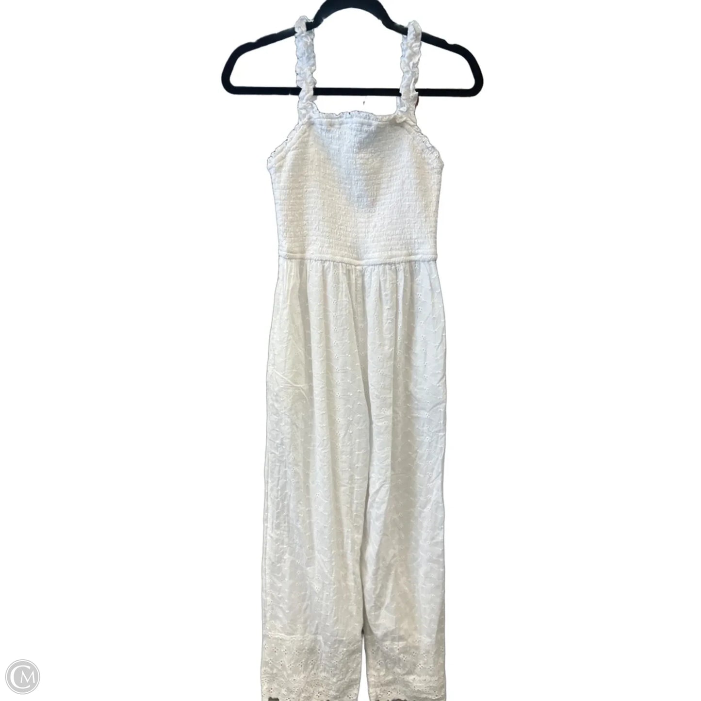 Jumpsuit By Jessica Simpson In White, Size: M
