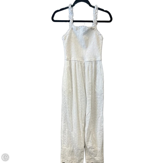 Jumpsuit By Jessica Simpson In White, Size: M