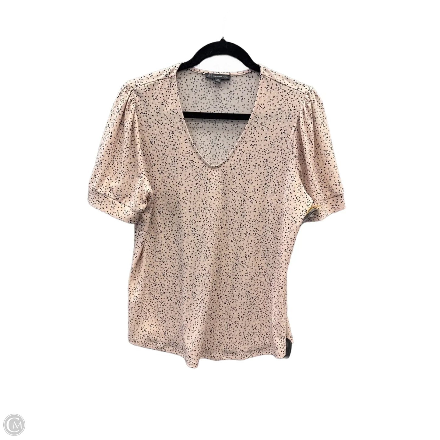 Top Short Sleeve By Adrianna Papell In Pink, Size: S