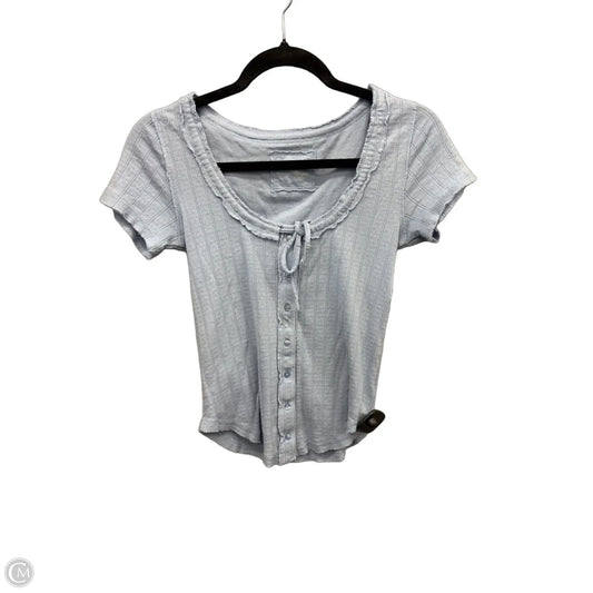 Top Short Sleeve By Aerie In Blue, Size: Sp