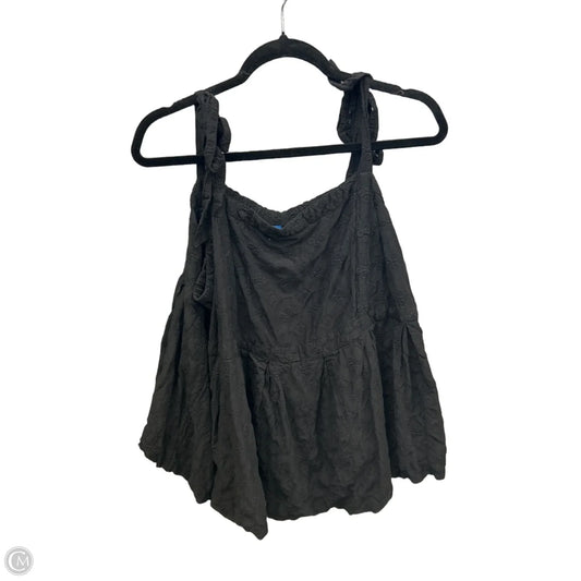 Top Sleeveless By Old Navy In Black, Size: 3x