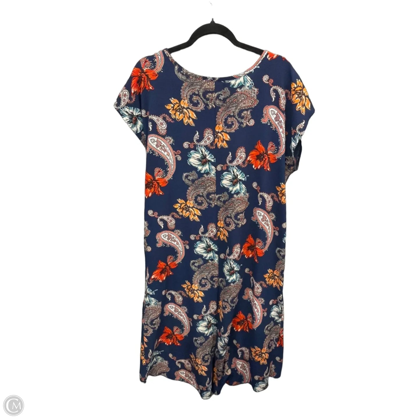 Tunic Short Sleeve By Cha Cha Vente In Navy, Size: 1x