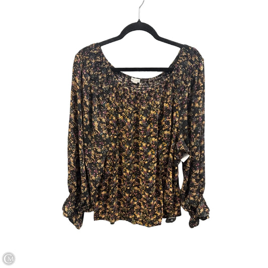 Blouse Long Sleeve By Westport In Multi-colored, Size: 2x
