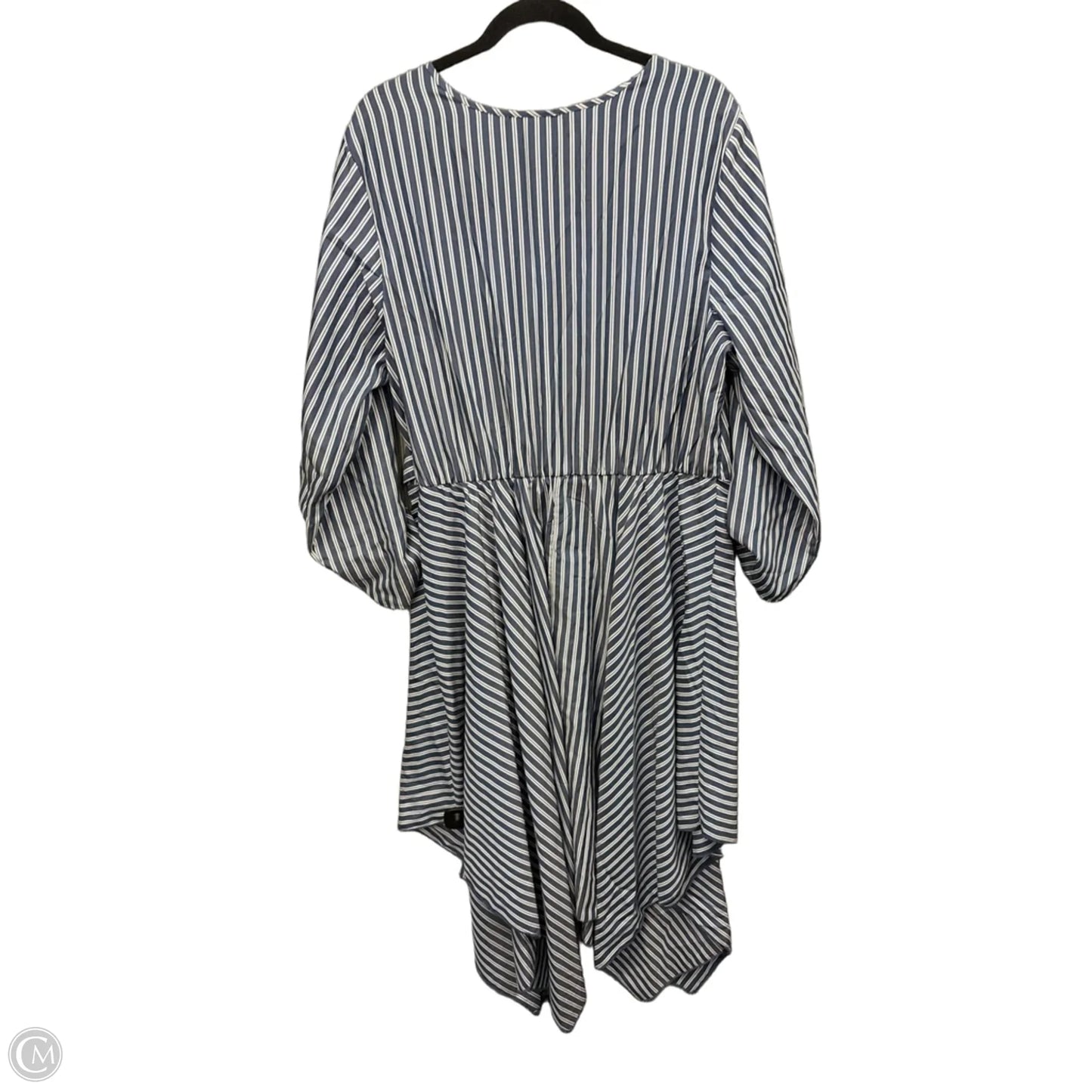 Dress Casual Midi By Mlle Gabrielle In Striped Pattern, Size: 2x