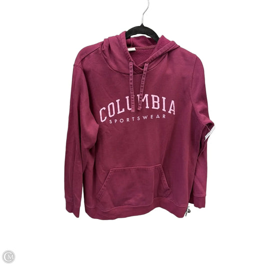 Sweatshirt Hoodie By Columbia In Purple, Size: 1x