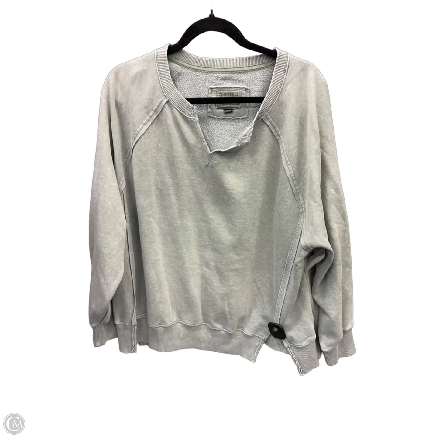 Sweatshirt Crewneck By American Eagle In Green, Size: Sp