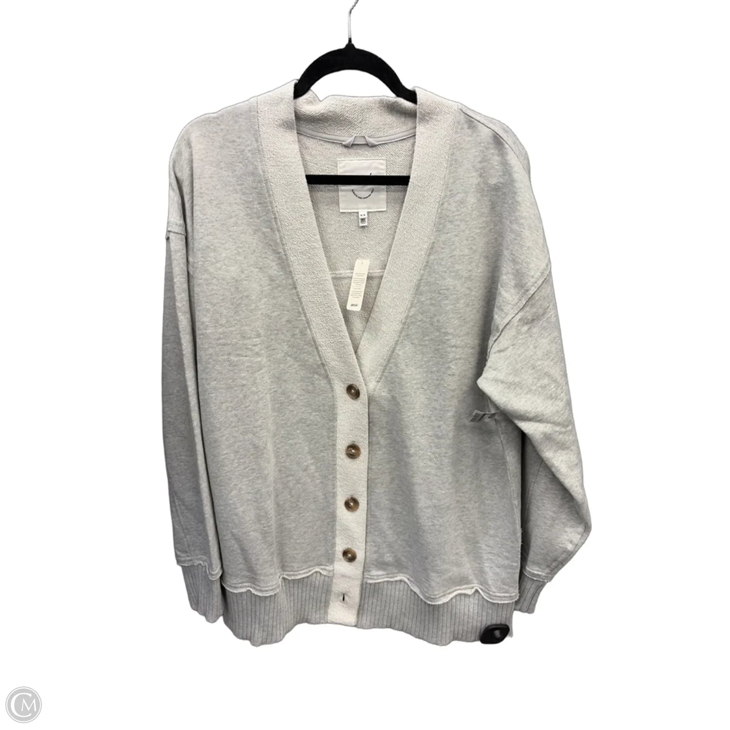 Sweater Cardigan By Aerie In Grey, Size: M