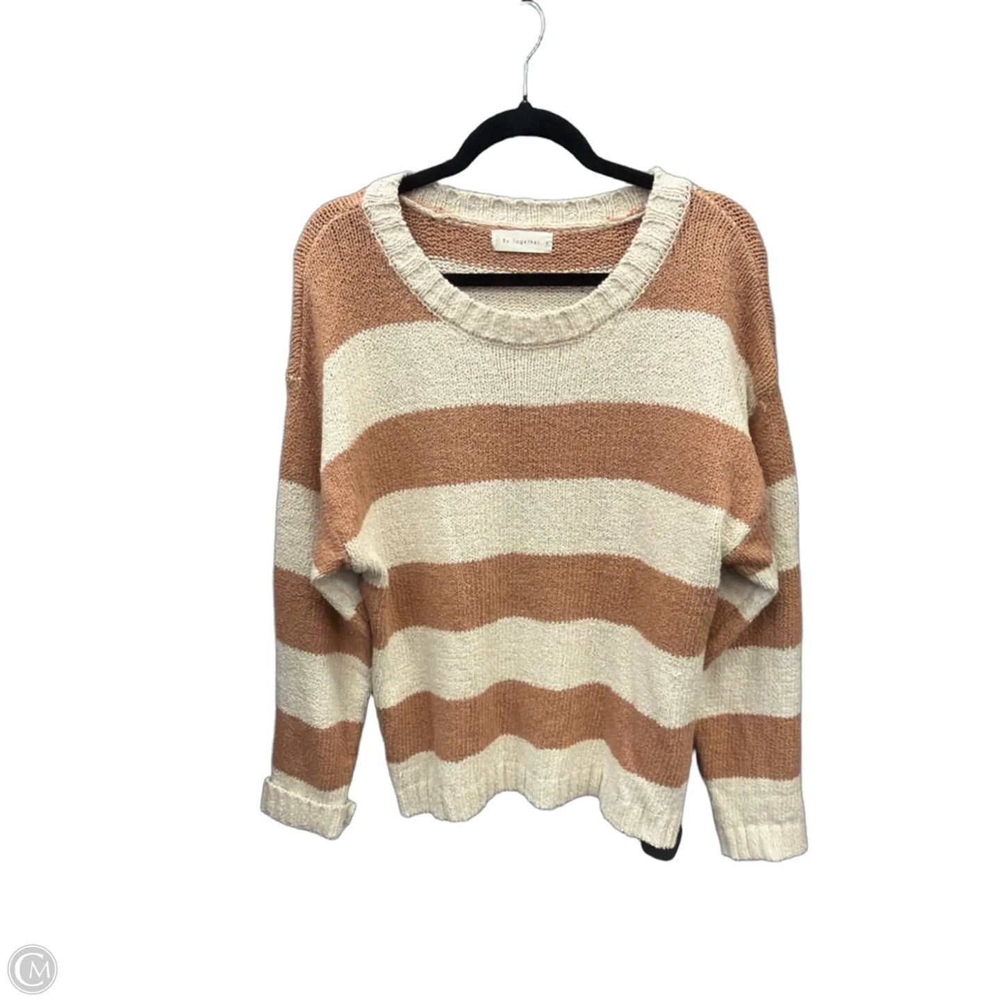 Sweater By By Together In Striped Pattern, Size: M