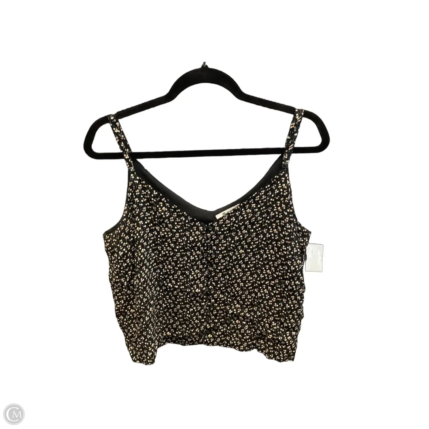 Top Sleeveless By Madewell In Floral Print, Size: Xl