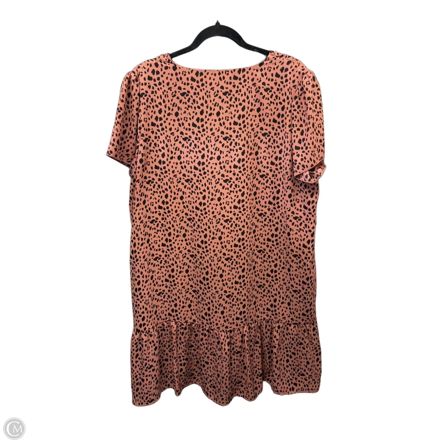 Dress Casual Short By Ophelia Roe In Animal Print, Size: Xl