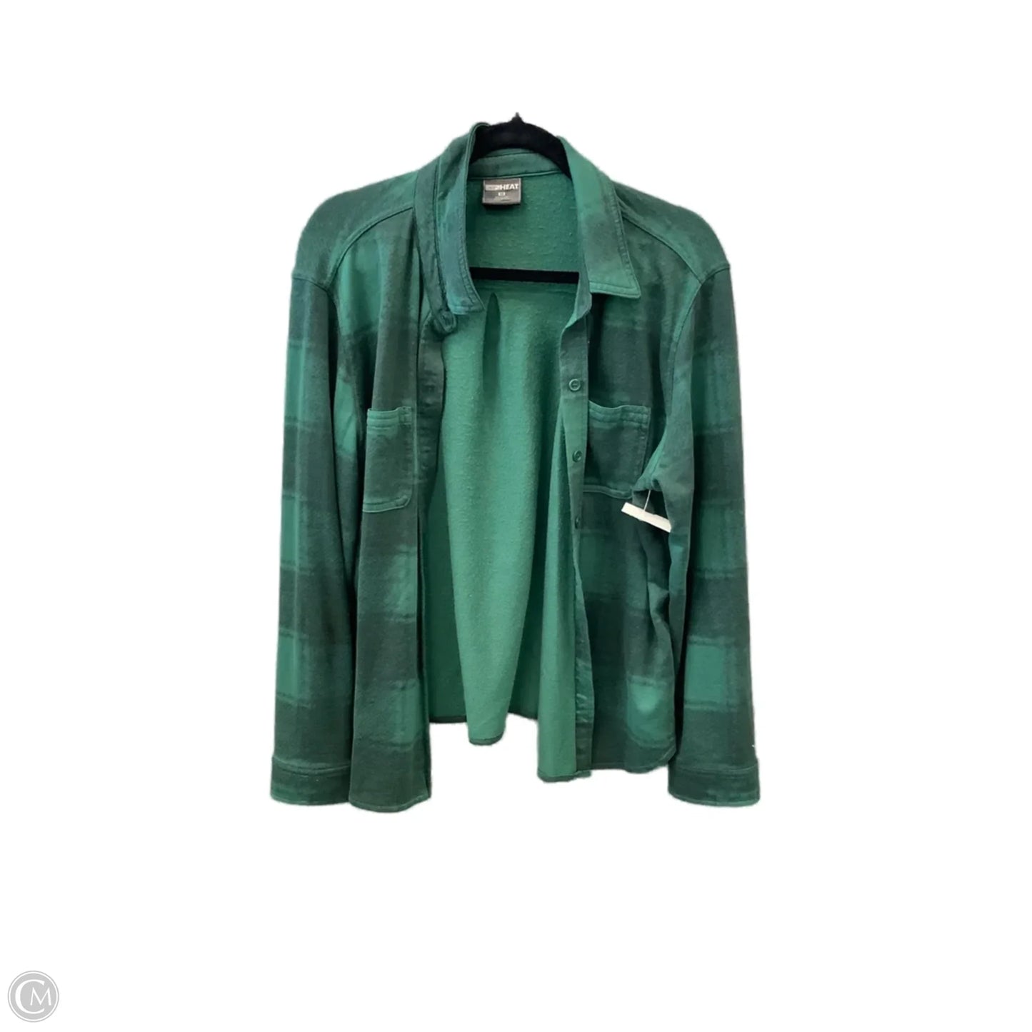 Top Long Sleeve By 32 Degrees In Green, Size: M