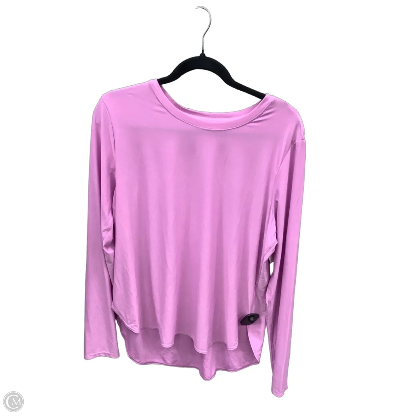 Athletic Top Long Sleeve Crewneck By Clothes Mentor In Pink, Size: L
