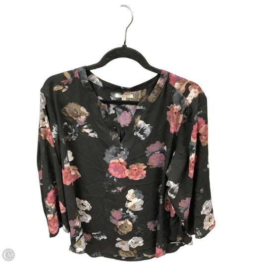 Tunic 3/4 Sleeve By Maurices In Black, Size: Xl