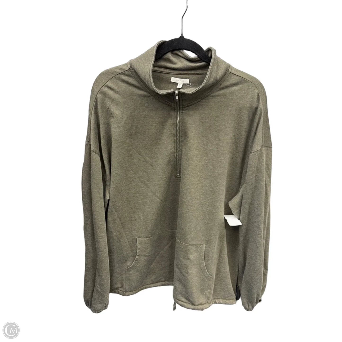 Sweatshirt Collar By Maurices In Green, Size: Xxl