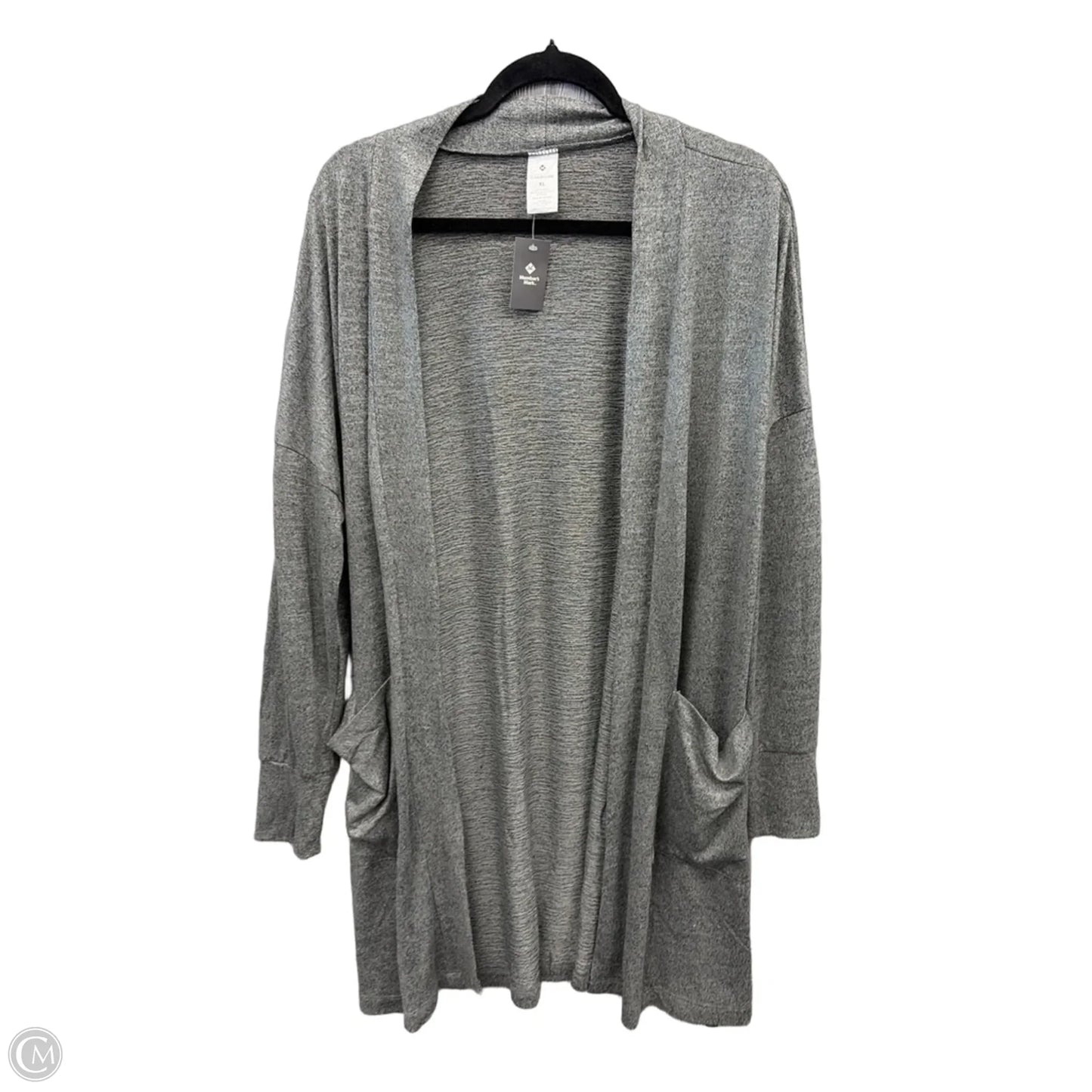 Cardigan By Members Mark In Grey, Size: Xl