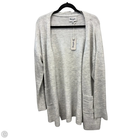 Cardigan By Wrangler In Grey, Size: Xl