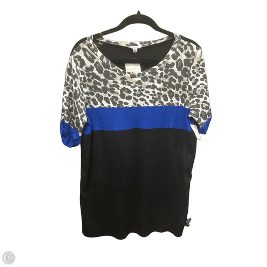 Top Short Sleeve By White Birch In Multi-colored, Size: M