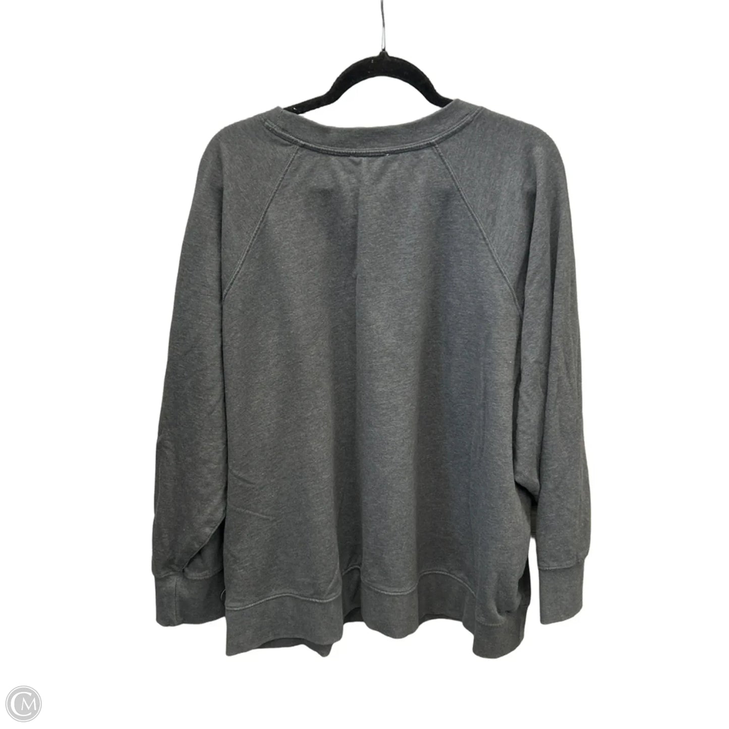 Sweatshirt Crewneck By Maurices In Grey, Size: 3x