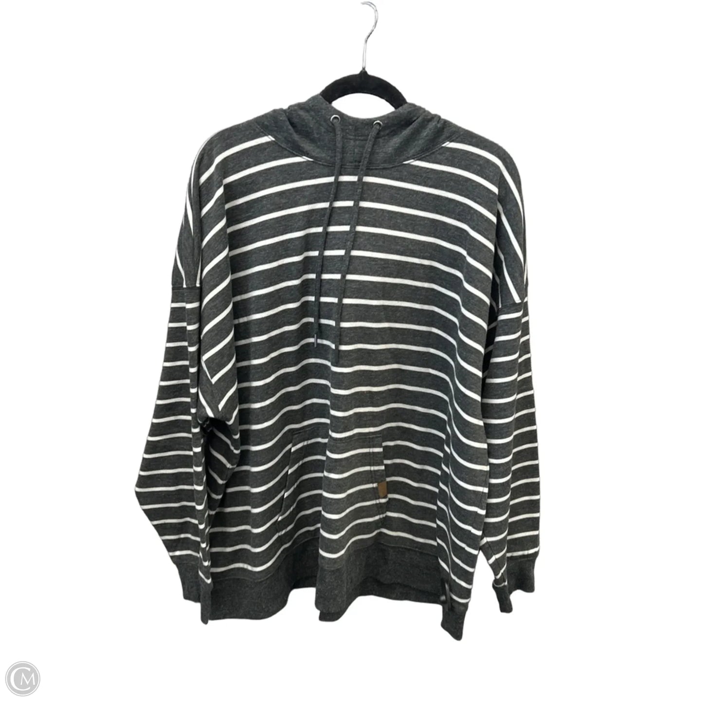 Sweatshirt Hoodie By Maurices In Grey, Size: 3x