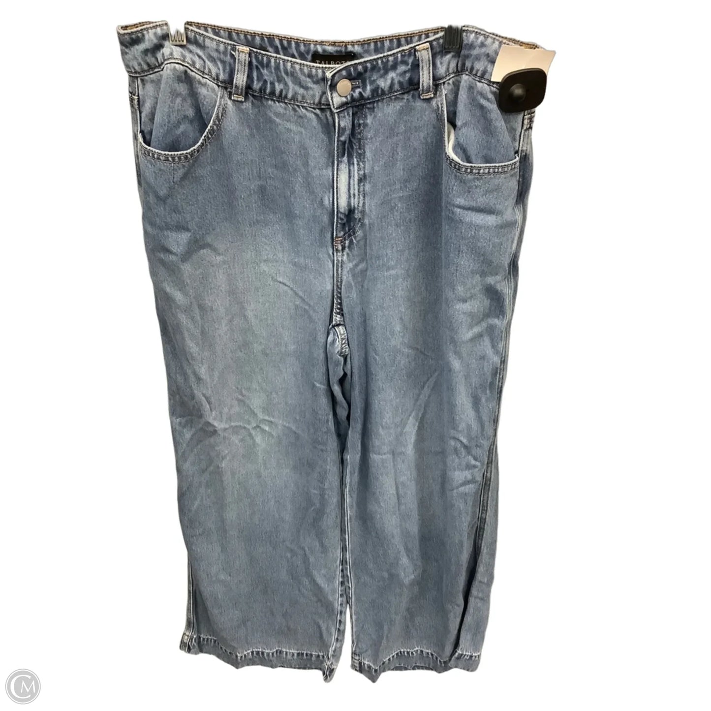 Jeans Wide Leg By Talbots In Blue Denim, Size: 12