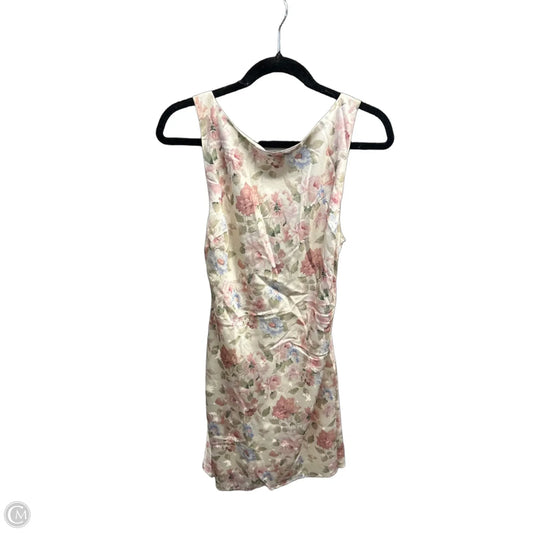 Dress Party Midi By Lulus In Floral Print, Size: Xl
