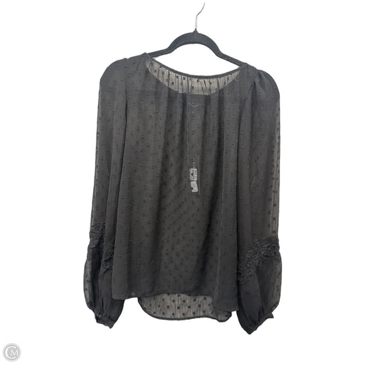 Top Long Sleeve By Walter Baker In Black, Size: M