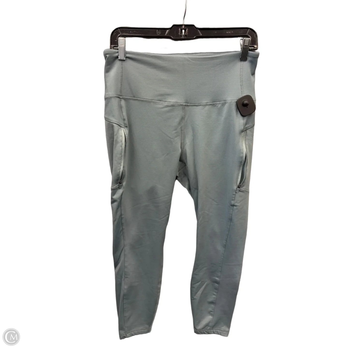 Athletic Leggings By Velocity In Blue, Size: L