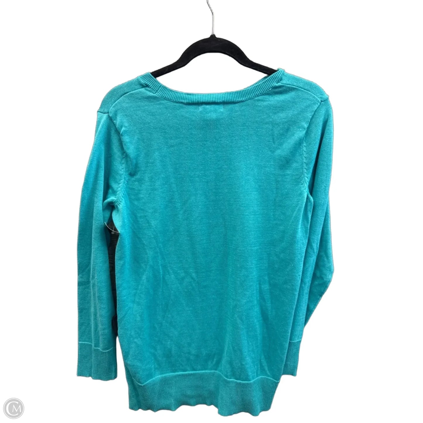 Top Long Sleeve By Maison Jules In Blue, Size: M