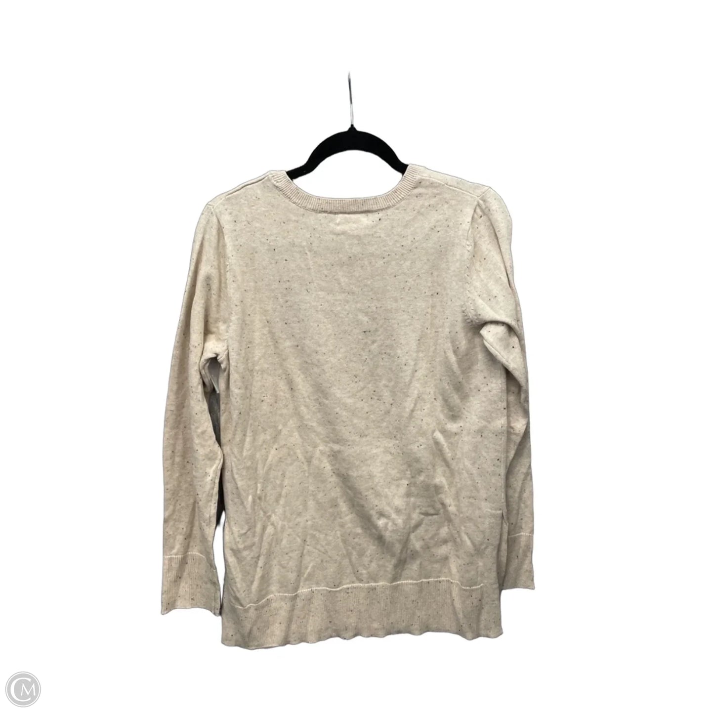 Top Long Sleeve By Maison Jules In Tan, Size: M