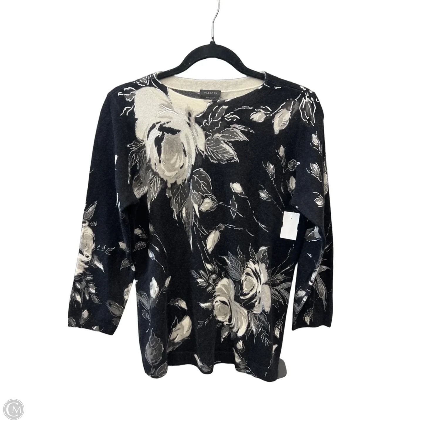 Sweater By Talbots In Black, Size: M