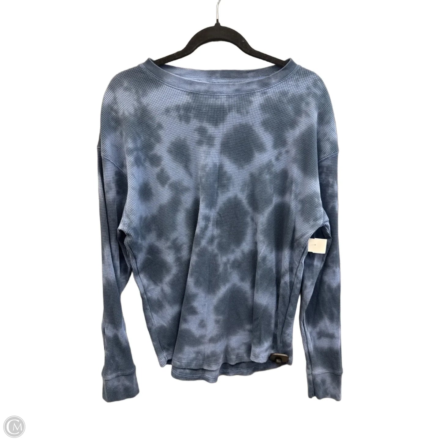 Top Long Sleeve By Time And Tru In Tie Dye Print, Size: Xl
